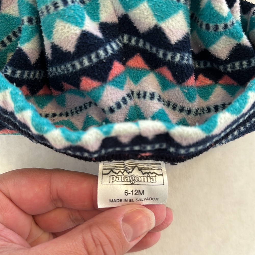 Patagonia fleece pants, girls 6-12 months - Picture 3 of 4